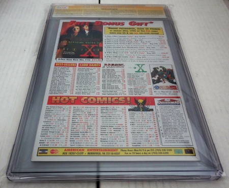 Comics Topps X-Files #11 CGC SS 9.8 Signature Autograph DAVID DUCHOVNY Signed - Image 5