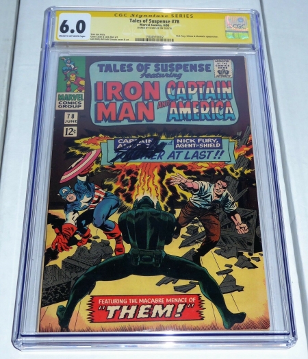 Tales of Suspense #78 CGC SS Signature Autograph STAN LEE Nick Fury Ultimo Comic