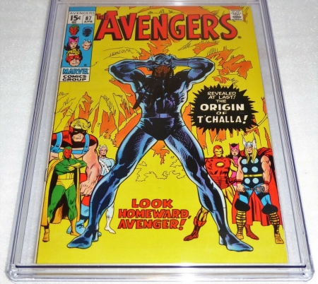 Avengers #87 2x Cover CGC SS Signature Autograph Origin Black Panther STAN LEE - Image 3