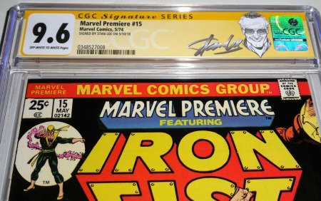 Marvel Premiere #15 CGC SS Signature Autograph STAN LEE 9.6 Origin 1st Iron Fist - Image 2