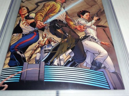 Star Wars #1 1st Day of Issue Release Quesada Sketch 1:100 Variant STAN LEE CGC - Image 4