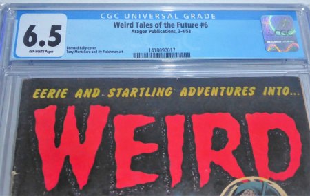 Weird Tales of the Future #6 CGC Universal Grade Comic 6.5 Aragon Publishing - Image 2