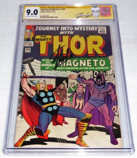 Journey Into Mystery #109 CGC SS Signature Autograph STAN LEE Magneto Mastermind