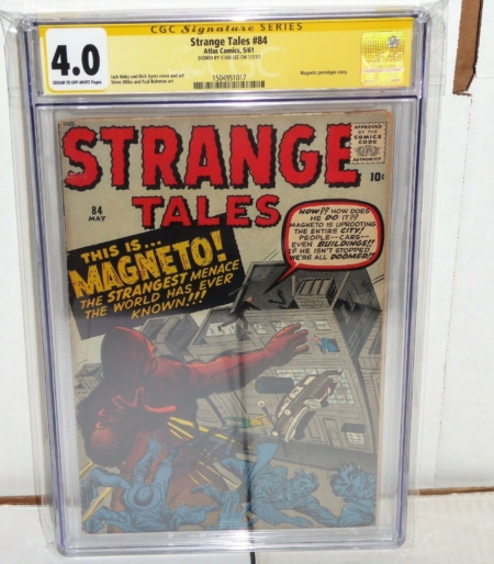 Strange Tales #84 CGC SS Signature Autograph STAN LEE Magento Prototype Story