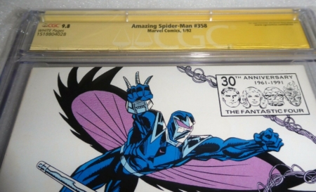 Amazing Spider-Man #358 CGC SS Signature Autograph STAN LEE Punisher & Nova 9.8 - Image 7
