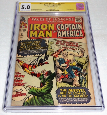 Tales of Suspense #61 CGC SS Signature Autograph STAN LEE Mandarin App. Iron Man - Image 7