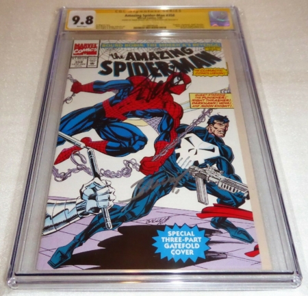 Amazing Spider-Man #358 CGC SS Signature Autograph STAN LEE Punisher & Nova 9.8