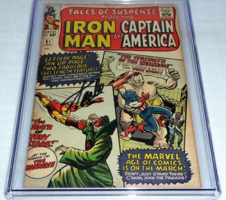 Tales of Suspense #61 CGC SS Signature Autograph STAN LEE Mandarin App. Iron Man - Image 3