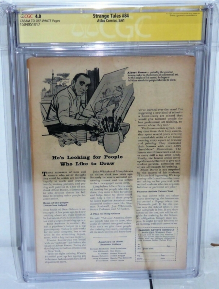 Strange Tales #84 CGC SS Signature Autograph STAN LEE Magento Prototype Story - Image 6