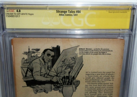 Strange Tales #84 CGC SS Signature Autograph STAN LEE Magento Prototype Story - Image 7