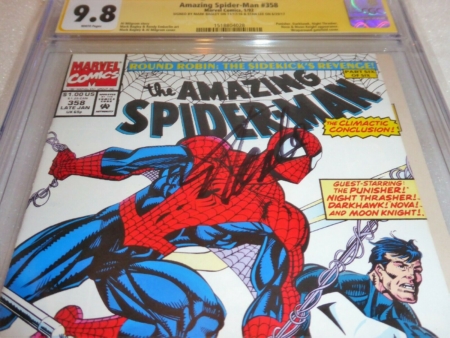 Amazing Spider-Man #358 CGC SS Signature Autograph STAN LEE Punisher & Nova 9.8 - Image 4