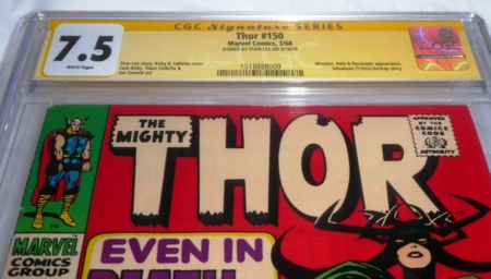 Thor #150 CGC SS Signature Autograph STAN LEE Wrecker Hela Destroyer Inhumans 🔥 - Image 2