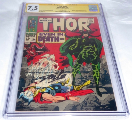 Thor #150 CGC SS Signature Autograph STAN LEE Wrecker Hela Destroyer Inhumans 🔥