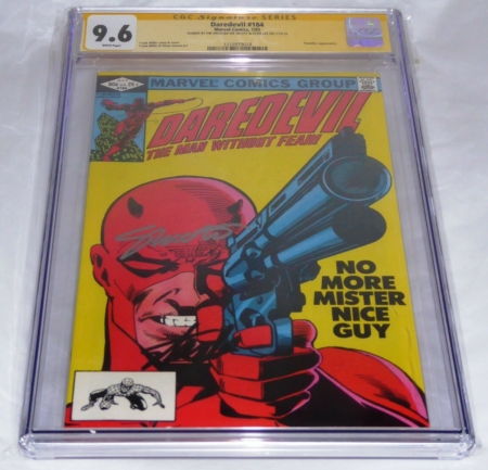 Daredevil #184 CGC SS Signature Dual Autograph STAN LEE SHOOTER Punisher Appears