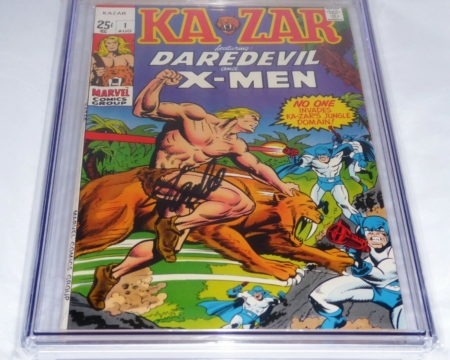 Ka-Zar #1 CGC SS Signature Autograph STAN LEE Avengers App. Hercules Profanity - Image 3