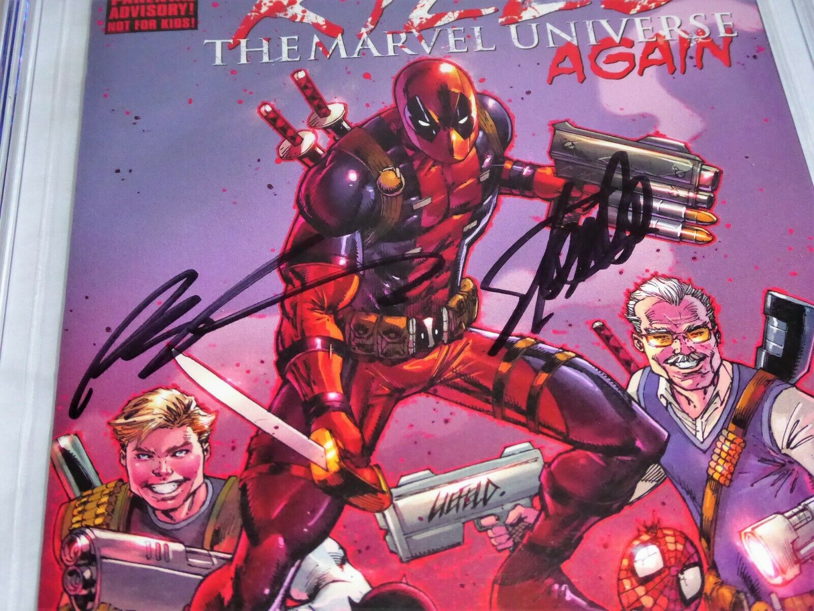 Deadpool Kills The Marvel Universe Again 1 Cgc Ss Signature Liefeld Stan Lee Pyro Comics Comic Books Store