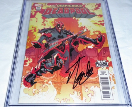 Despicable Deadpool #290 CGC SS Dual Signature Autograph STAN LEE Silva Variant - Image 3