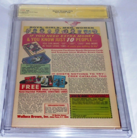 Doctor Strange #173 CGC SS Signature Autograph STAN LEE Dormammu Umar Appearance - Image 5