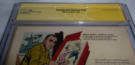 Journey Into Mystery #103 CGC SS Signature Autograph STAN LEE 1st Enchantress 🔥 - Image 6