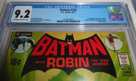 Batman #232 CGC Universal Grade Comic 9.2 1st Appearance of Ra Al Ghul Origin 🔥 - Image 2